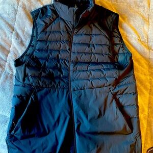 Mens black lulu vest size medium